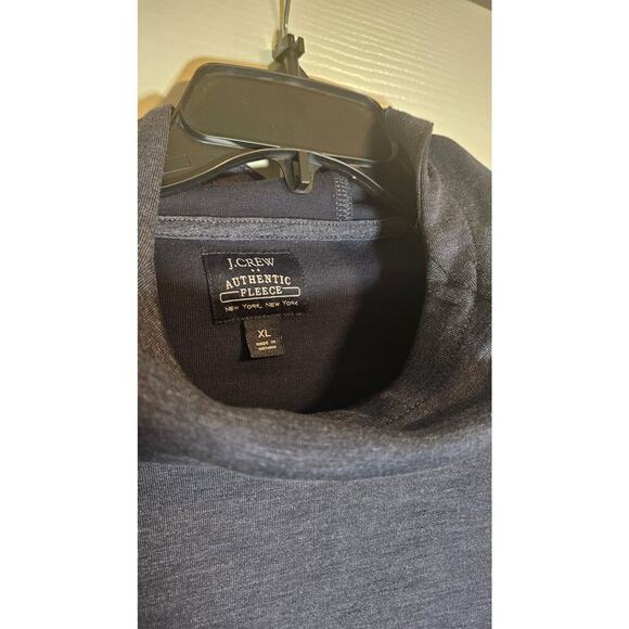 J. Crew men's Authentic Fleece Double Knit Performance Hoodie in navy blue XL - Picture 3 of 6